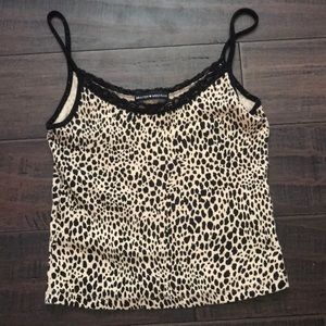 Brandy Melville leopard print tank